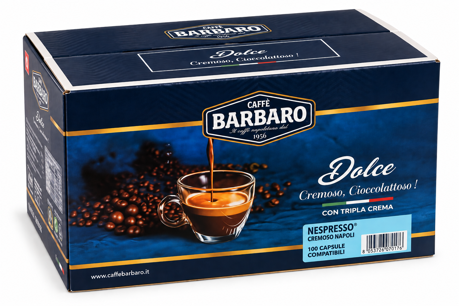 Caffè Barbaro CREMOSO NAPOLI Nespresso® kompatibel* 100